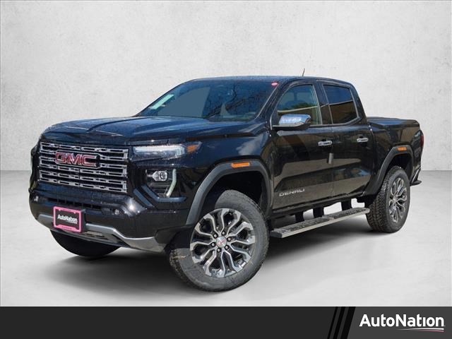Onyx Black 2026 GMC Canyon Denali Crew Cab 4WD Pickup Truck Four-Wheel Drive 8-Speed Automatic