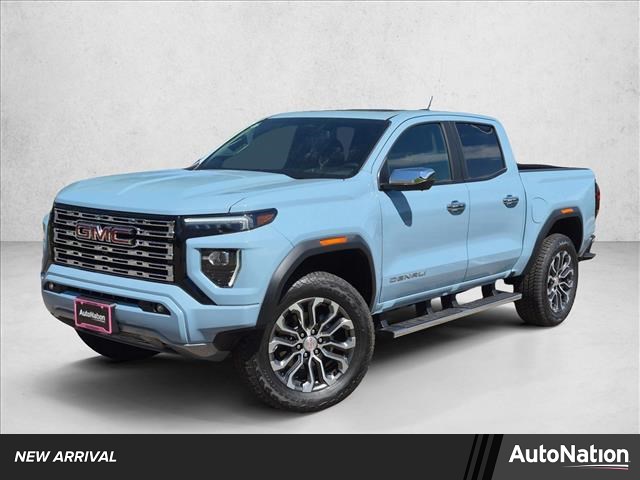 Glacier Metallic 2026 GMC Canyon Denali Crew Cab 4WD Pickup Truck Four-Wheel Drive 8-Speed Automatic