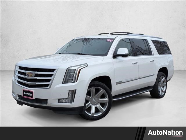 Crystal White Tricoat 2020 Cadillac Escalade ESV Premium Luxury 4WD SUV / Crossover Four-Wheel Drive Automatic