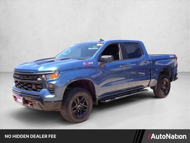 Lakeshore Blue Metallic 2024 Chevrolet Silverado 1500 Pickup Truck Four-Wheel Drive Automatic