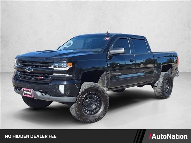 Black 2016 Chevrolet Silverado 1500 Pickup Truck Four-Wheel Drive 8-Speed Automatic