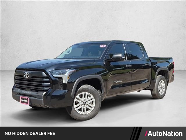 Midnight Black Metallic 2024 Toyota Tundra Pickup Truck Four-Wheel Drive Automatic