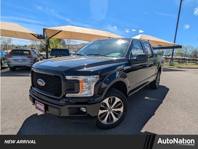 Agate Black Metallic 2019 Ford F-150 XL SuperCrew 4WD Pickup Truck Four-Wheel Drive Automatic