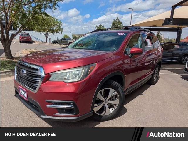 Red 2019 Subaru Ascent Premium 8-Passenger AWD SUV / Crossover All-Wheel Drive Automatic