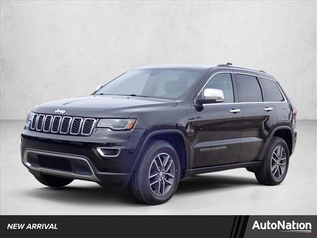 Diamond Black Crystal Pearlcoat 2017 Jeep Grand Cherokee Limited 4WD SUV / Crossover Four-Wheel Drive 8-Speed Automatic