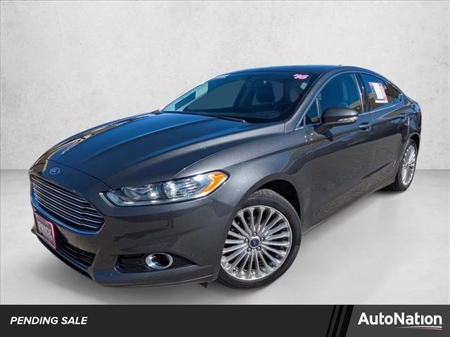 Gray (Magnetic) 2016 Ford Fusion Titanium Sedan Front-Wheel Drive 6-Speed Automatic