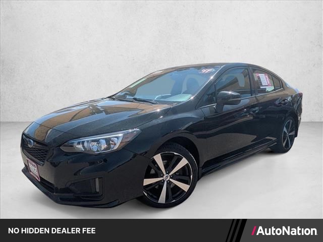 Crystal Black Silica 2017 Subaru Impreza Sedan All-Wheel Drive Automatic