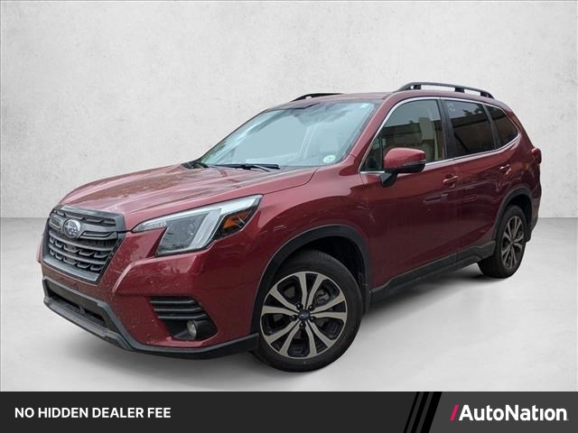 Crimson Red Pearl 2024 Subaru Forester Limited Crossover AWD SUV / Crossover All-Wheel Drive Automatic