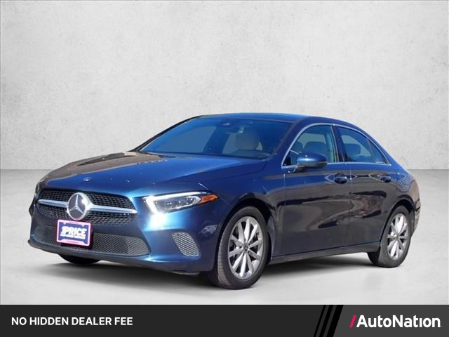 Denim Blue Metallic 2021 Mercedes-Benz A-Class Sedan All-Wheel Drive Automatic