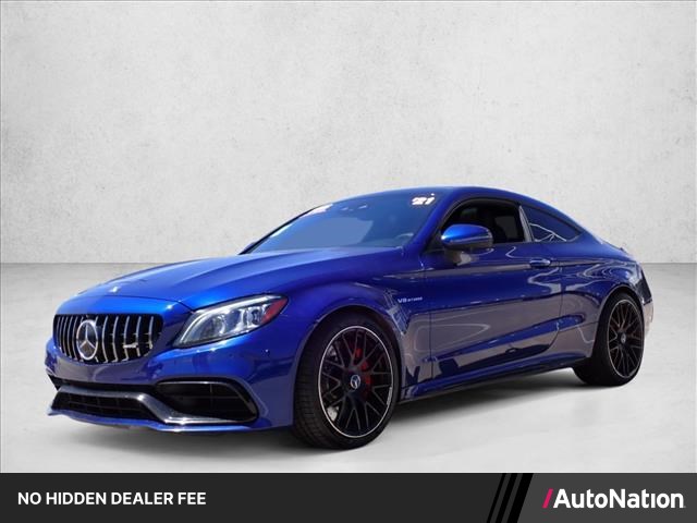 Brilliant Blue Metallic 2021 Mercedes-Benz C-Class Coupe Rear-Wheel Drive Automatic