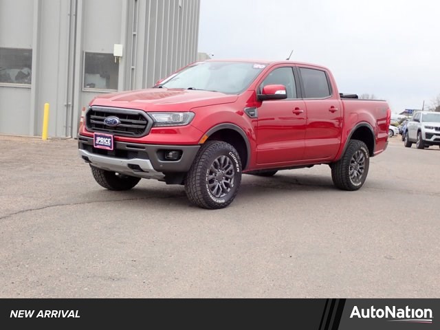 Rapid Red Metallic Tinted Clearcoat 2020 Ford Ranger Lariat SuperCrew 4WD Pickup Truck Four-Wheel Drive Automatic