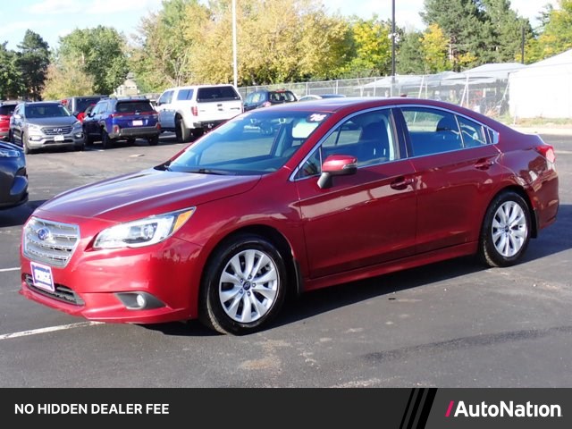 Red 2016 Subaru Legacy Sedan All-Wheel Drive Automatic