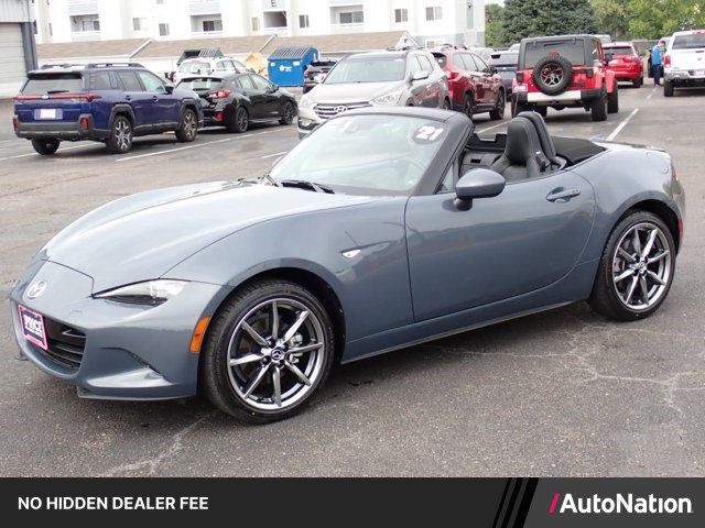 Polymetal Gray 2021 Mazda MX-5 Miata Convertible Rear-Wheel Drive Automatic