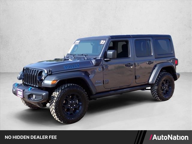 Gray (Granite Crystal Metallic Clearcoat) 2023 Jeep Wrangler 4xe SUV / Crossover Four-Wheel Drive 8-Speed Automatic