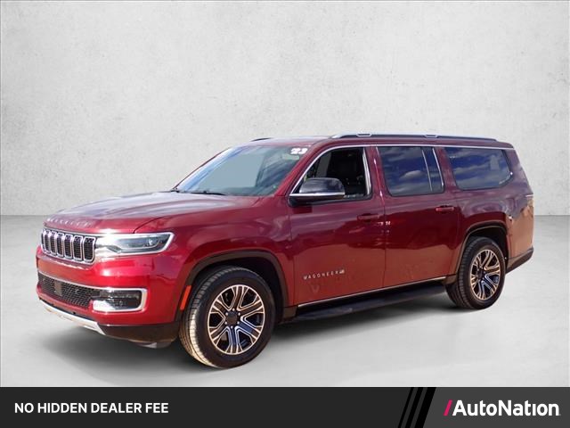 Velvet Red Pearlcoat 2023 Jeep Wagoneer L Series II 4WD SUV / Crossover Four-Wheel Drive 8-Speed Automatic
