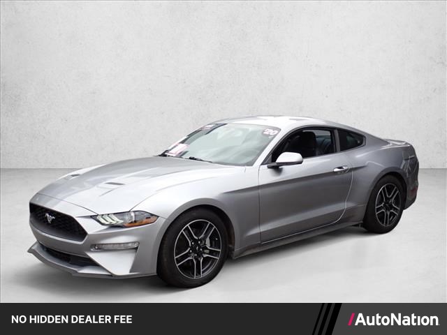 Iconic Silver Metallic 2020 Ford Mustang EcoBoost Coupe RWD Coupe Rear-Wheel Drive Automatic