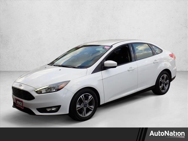 Oxford White 2018 Ford Focus SE Sedan Front-Wheel Drive 6-Speed Automatic