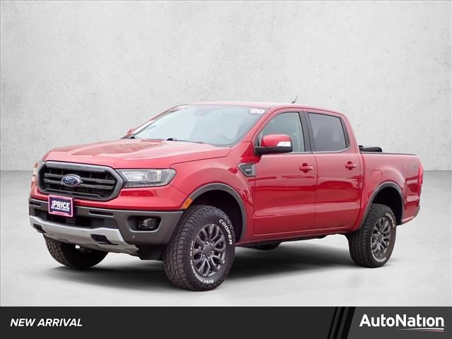Rapid Red Metallic Tinted Clearcoat 2020 Ford Ranger Lariat SuperCrew 4WD Pickup Truck Four-Wheel Drive Automatic