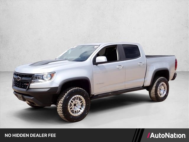 Silver Ice Metallic 2017 Chevrolet Colorado ZR2 Crew Cab 4WD Pickup Truck Four-Wheel Drive 8-Speed Automatic