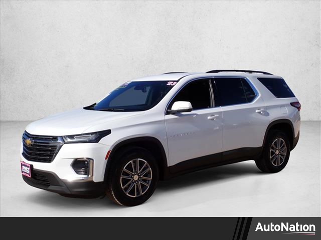 Summit White 2023 Chevrolet Traverse LT Cloth AWD SUV / Crossover Four-Wheel Drive 9-Speed Automatic