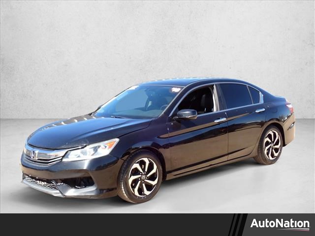 Black 2016 Honda Accord EX-L Sedan Front-Wheel Drive Automatic