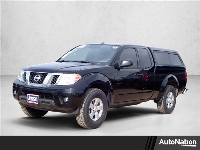 Super Black 2013 Nissan Frontier SV V6 King Cab 4WD Pickup Truck Four-Wheel Drive Automatic