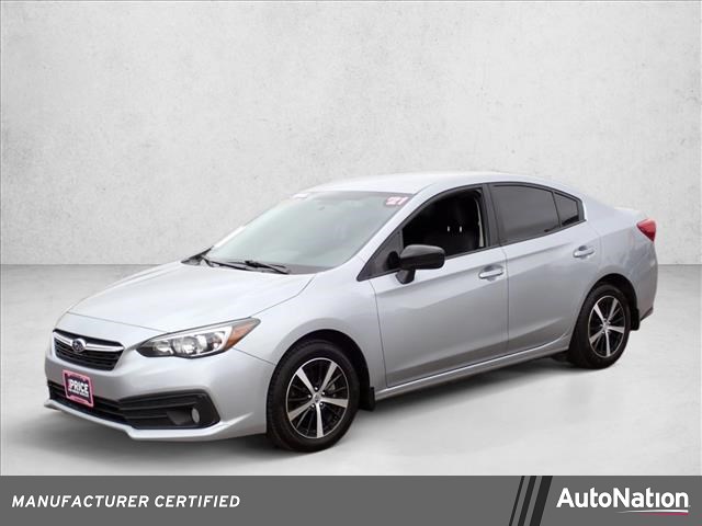 Ice Silver Metallic 2021 Subaru Impreza Premium Sedan AWD Sedan All-Wheel Drive Continuously Variable Transmission