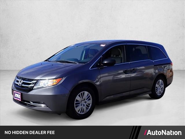 Gray 2016 Honda Odyssey Minivan Front-Wheel Drive Automatic
