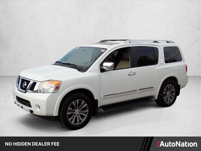 Pearl White 2015 Nissan Armada SUV / Crossover 4X2 Automatic