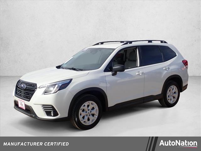 Crystal White Pearl 2023 Subaru Forester Crossover AWD SUV / Crossover All-Wheel Drive Continuously Variable Transmission