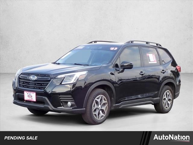 Crystal Black Silica 2023 Subaru Forester Premium Crossover AWD SUV / Crossover All-Wheel Drive Continuously Variable Transmission