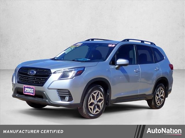 Ice Silver Metallic 2022 Subaru Forester Premium Crossover AWD SUV / Crossover All-Wheel Drive Continuously Variable Transmission