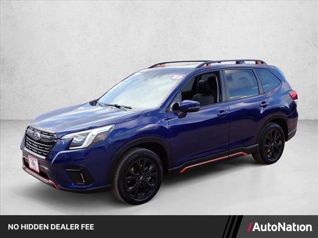 Sapphire Blue Pearl 2023 Subaru Forester Sport Crossover AWD SUV / Crossover All-Wheel Drive Continuously Variable Transmission