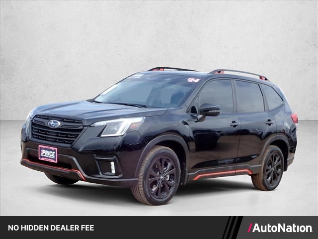 Crystal Black Silica 2024 Subaru Forester Sport Crossover AWD SUV / Crossover All-Wheel Drive Continuously Variable Transmission