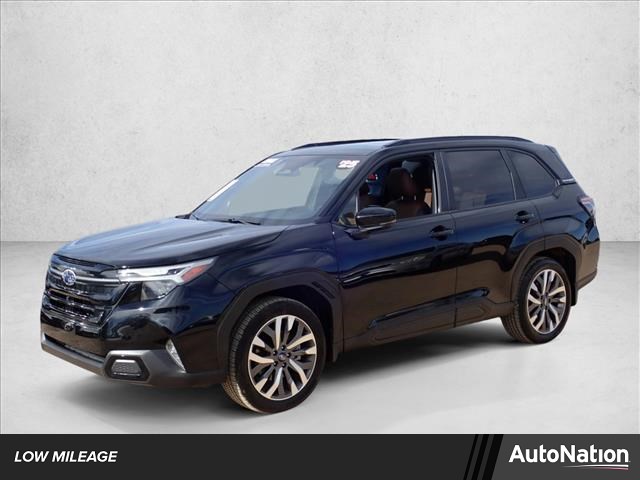 Black 2025 Subaru Forester Touring Crossover AWD SUV / Crossover All-Wheel Drive Continuously Variable Transmission