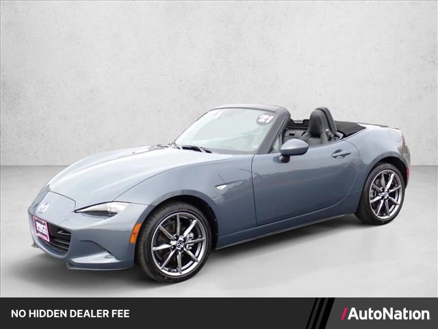 Polymetal Gray 2021 Mazda MX-5 Miata Convertible Rear-Wheel Drive Automatic