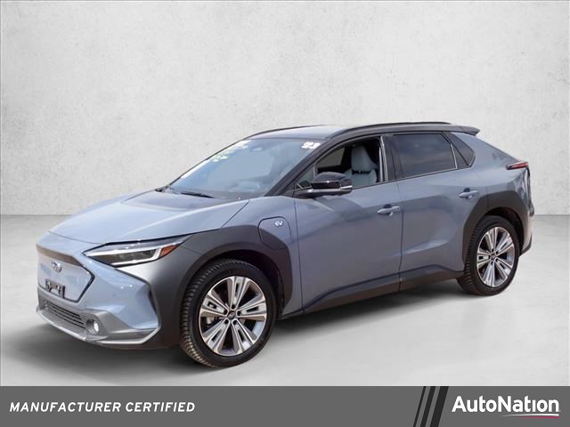 Harbor Mist Gray Pearl 2-Tone 2023 Subaru Solterra Touring AWD SUV / Crossover All-Wheel Drive Automatic