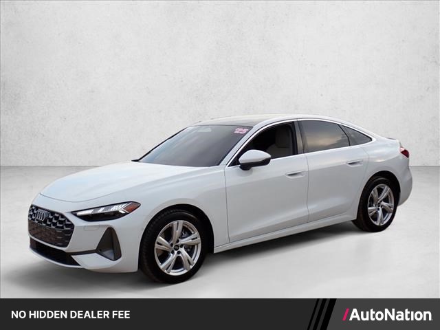 Glacier White Metallic 2025 Audi A5 Sedan All-Wheel Drive Automatic