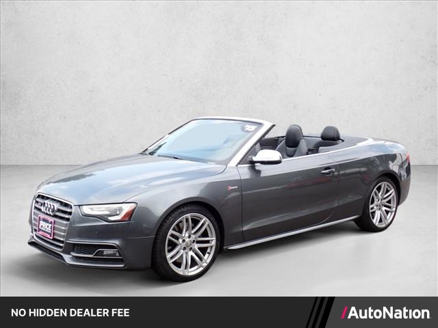 Monsoon Gray Metallic/Brown Roof 2015 Audi S5 Convertible All-Wheel Drive 7-Speed Automatic