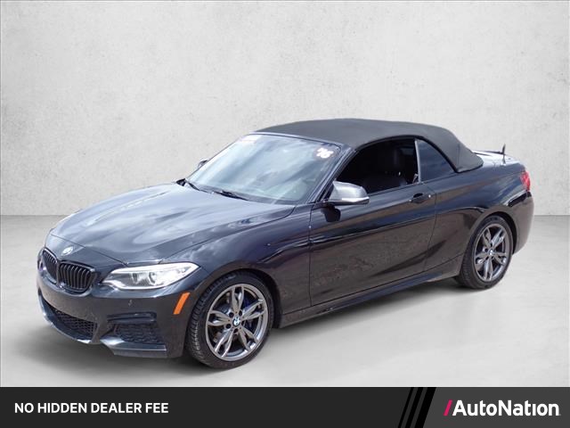 Black Sapphire Metallic 2016 BMW 2 Series Convertible Rear-Wheel Drive Automatic