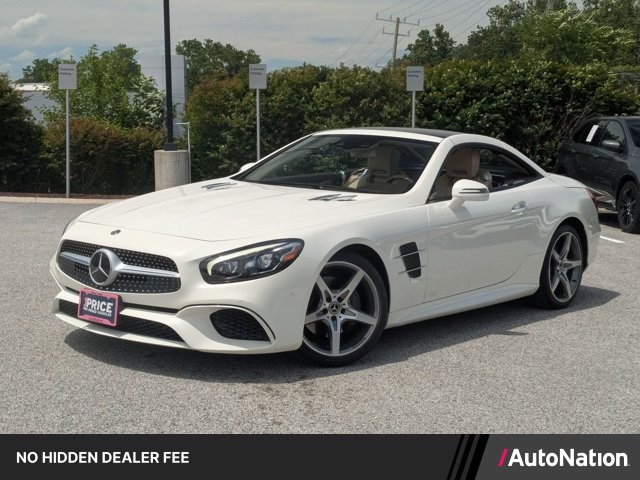 Designo Diamond White Metallic 2019 Mercedes-Benz SL-Class Convertible Rear-Wheel Drive Automatic