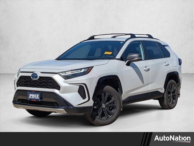 White (Wind Chill Pearl) 2023 Toyota RAV4 Hybrid SE AWD SUV / Crossover All-Wheel Drive Automatic