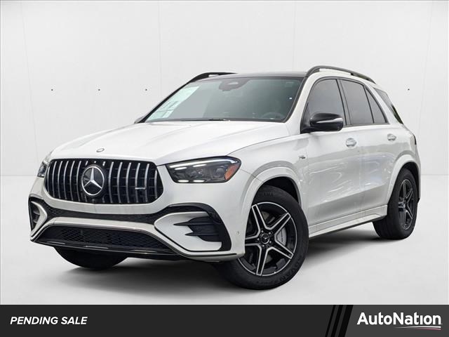 Manufaktur Moonlight White Metallic 2025 Mercedes-Benz GLE AMG GLE 53 4MATIC+ SUV / Crossover All-Wheel Drive Automatic