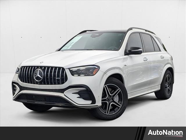 Manufaktur Moonlight White Metallic 2025 Mercedes-Benz GLE AMG GLE 53 4MATIC+ SUV / Crossover All-Wheel Drive Automatic