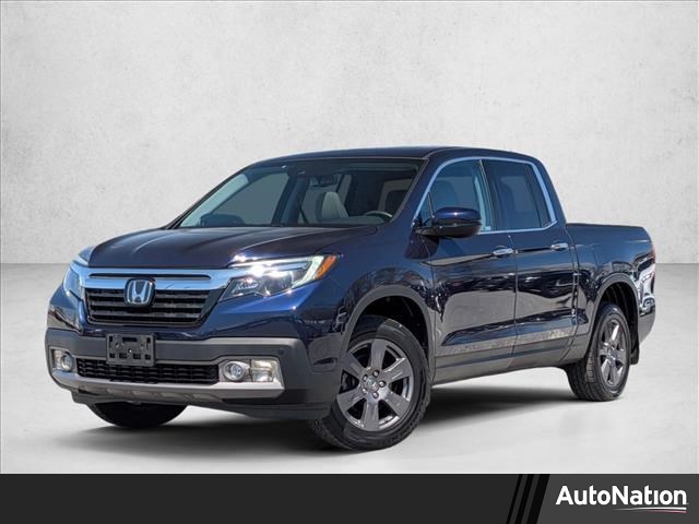 Blue 2020 Honda Ridgeline RTL-E AWD Pickup Truck All-Wheel Drive 6-Speed Automatic