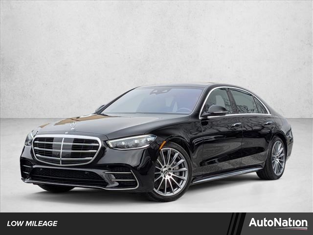 Obsidian Black Metallic 2025 Mercedes-Benz S-Class S 580e 4MATIC Sedan All-Wheel Drive Automatic