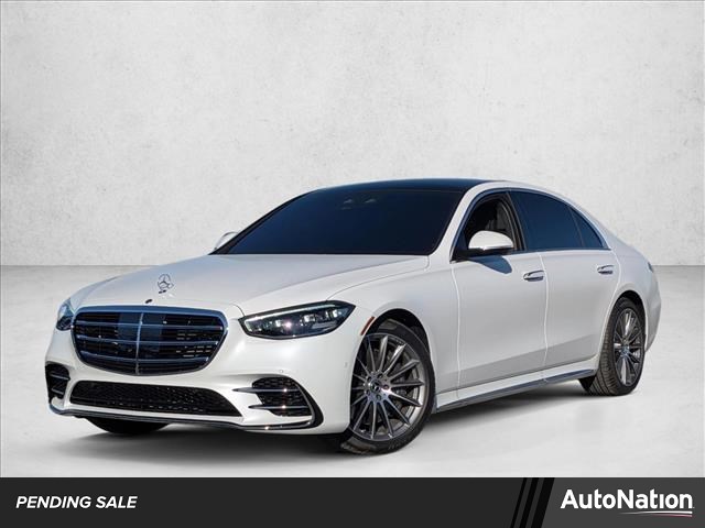 Manufaktur Moonlight White Magno 2026 Mercedes-Benz S-Class S 580 4MATIC Sedan All-Wheel Drive Automatic