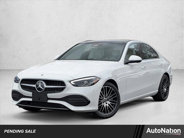 Polar White 2026 Mercedes-Benz C-Class C 300 4MATIC Sedan All-Wheel Drive Automatic