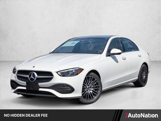 Polar White 2026 Mercedes-Benz C-Class Sedan All-Wheel Drive Automatic