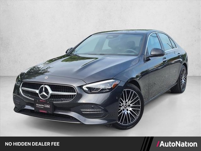 Gray (Graphite Grey Metallic) 2026 Mercedes-Benz C-Class Sedan All-Wheel Drive Automatic